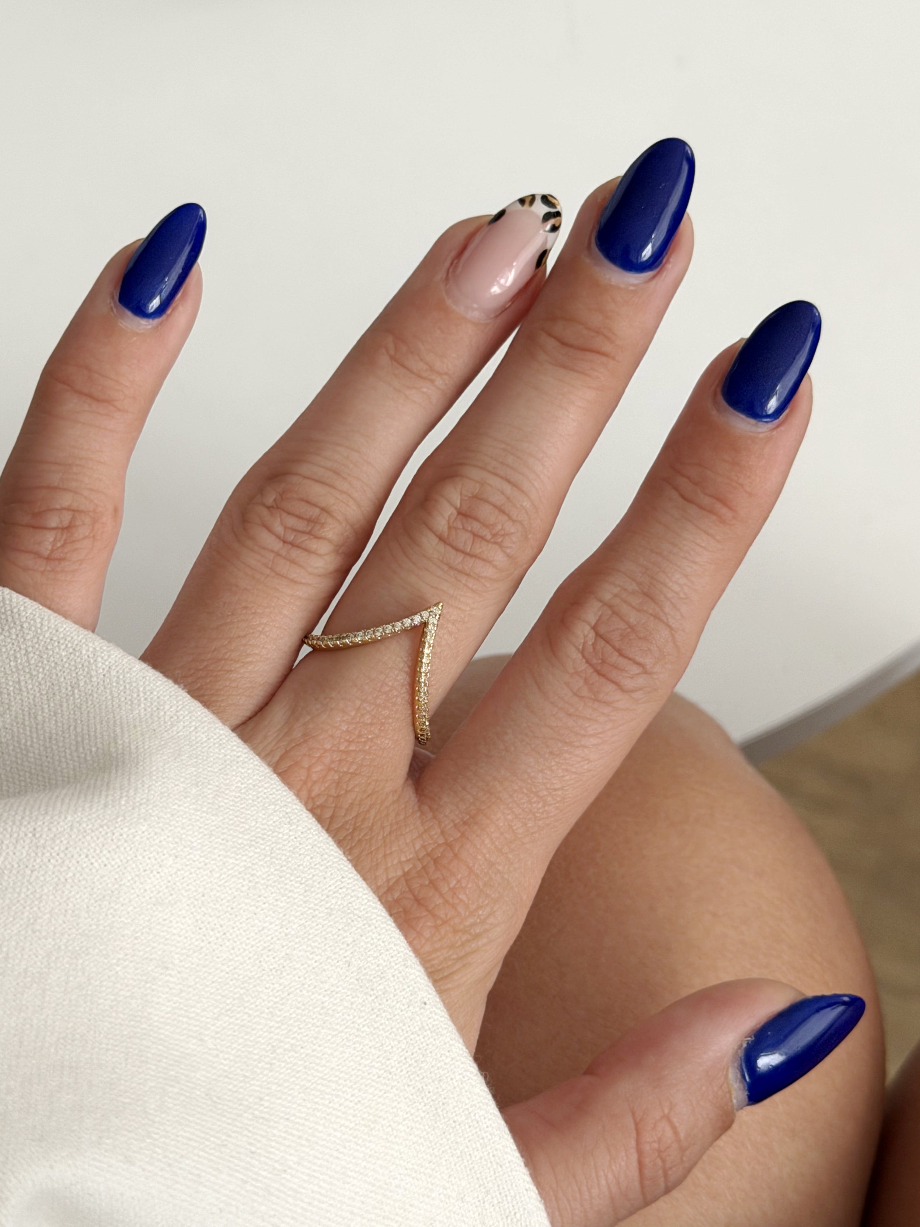 CW1RING001-gold-cz-pave-v-shaped-chevron-ring-catwalkjewellery wholesale jewelry RINGS Catwalk Jewellery Europe