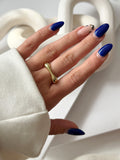 CW1RING0013-gold-minimalist-organic-tear-drop-ring-catwalkjewellery wholesale jewelry RINGS Catwalk Jewellery Europe