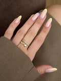 CW1RING0018-gold-open-bypass-curb-chain-cz-accent-ring-catwalkjewellery wholesale jewelry RINGS Catwalk Jewellery Europe