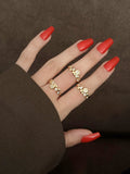 CW1RING0023-gold-cz-pave-cluster-bubble-band-ring-catwalkjewellery wholesale jewelry RINGS Catwalk Jewellery Europe