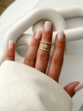 CW1RING0047-gold-cz-pave-north-star-double-band-ring-catwalkjewellery wholesale jewelry RINGS Catwalk Jewellery Europe