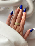 CW1RING0056-gold-cz-pave-curved-band-solitaire-ring-catwalkjewellery wholesale jewelry RINGS Catwalk Jewellery Europe