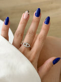 CW1RING0065-silver-cz-pave-mariner-anchor-link-ring-catwalkjewellery wholesale jewelry RINGS Catwalk Jewellery Europe