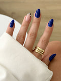 CW1RING0075-gold-triple-row-cz-accent-belt-buckle-band-ring-catwalkjewellery wholesale jewelry RINGS Catwalk Jewellery Europe