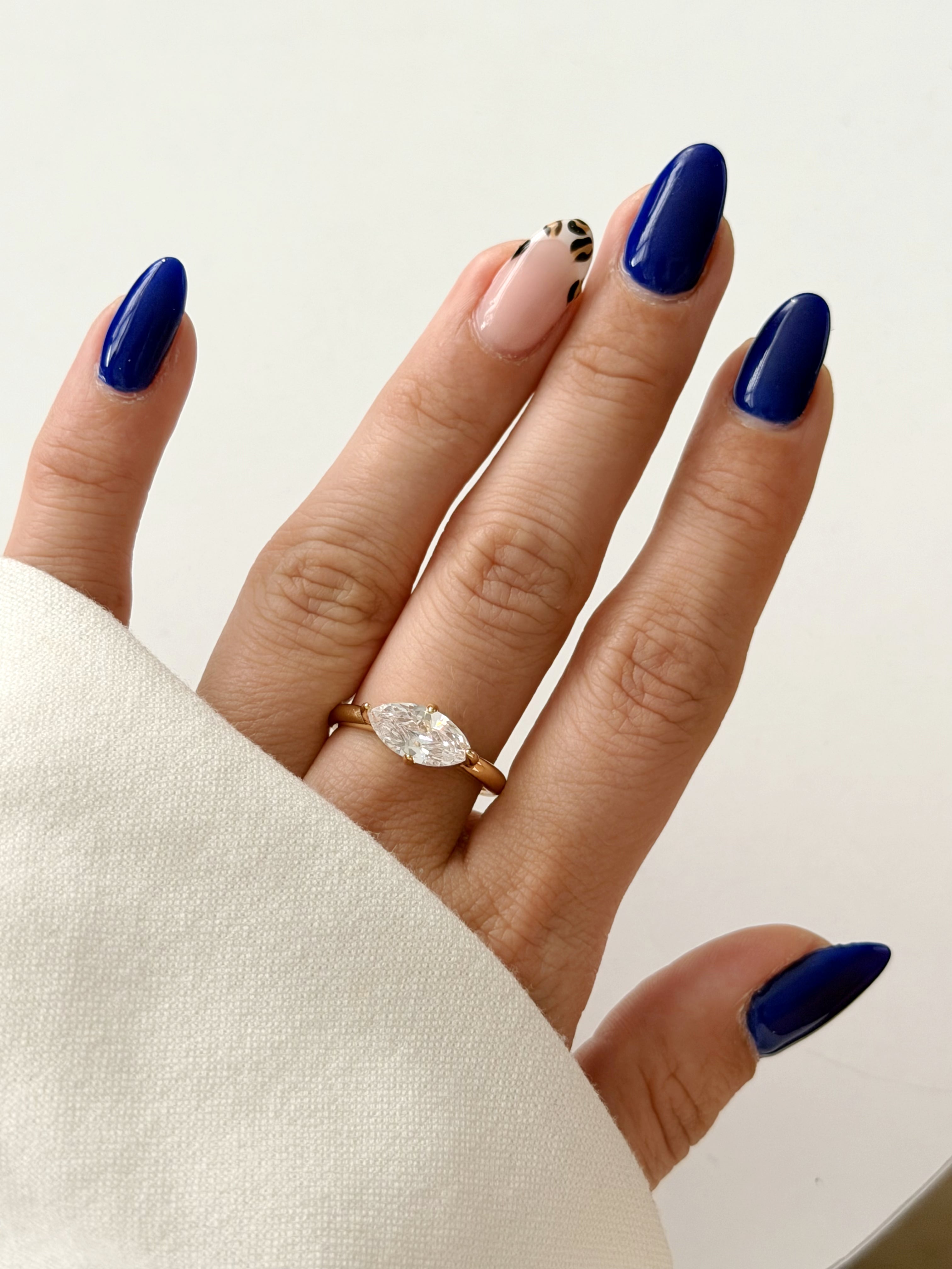 CW1RING0084-gold-east-west-marquise-cz-solitaire-ring-catwalkjewellery wholesale jewelry RINGS Catwalk Jewellery Europe