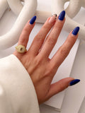 CW1RING00108-gold-cz-pave-emerald-cut-signet-ring-catwalkjewellery wholesale jewelry RINGS Catwalk Jewellery Europe