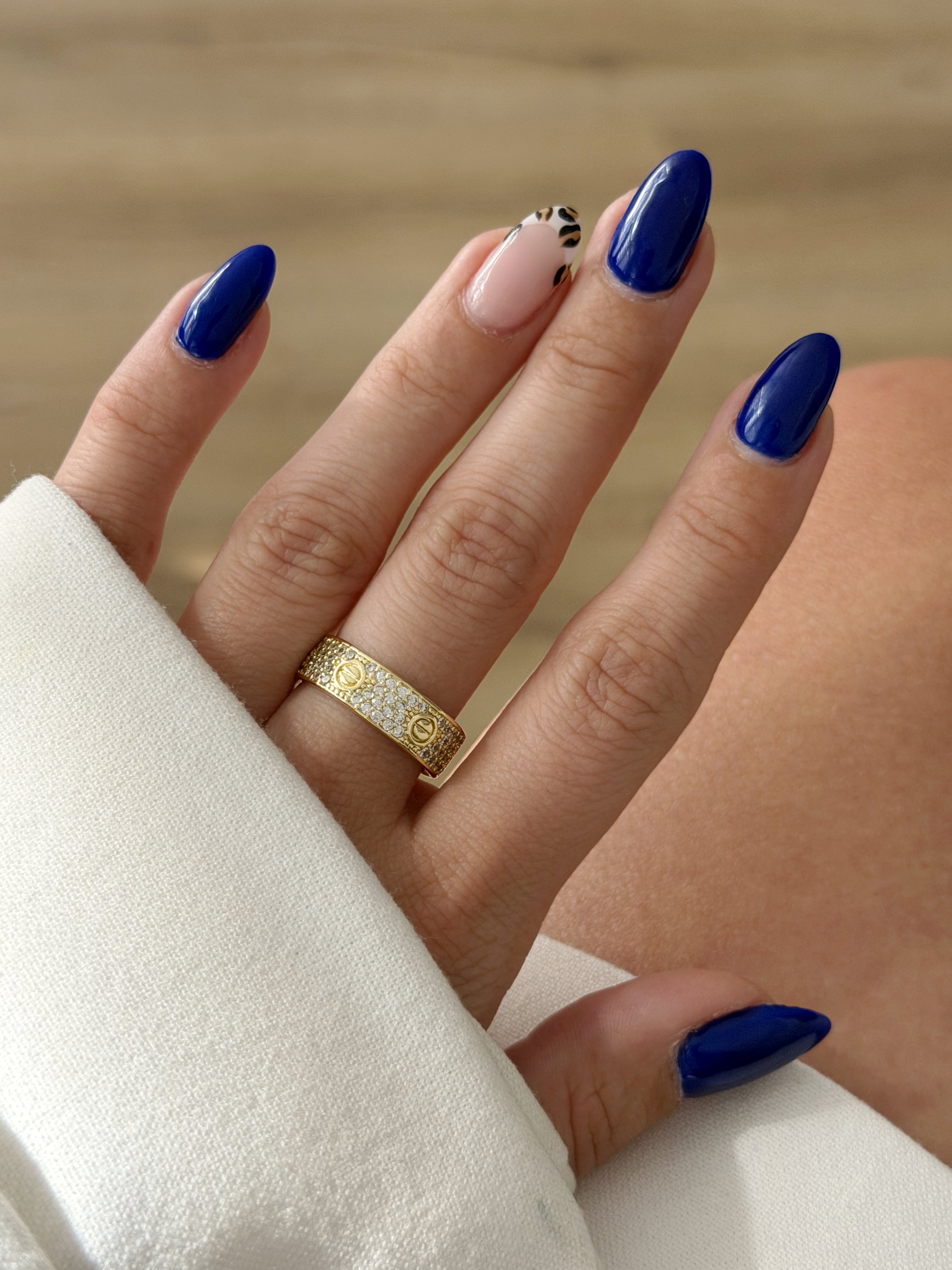 CW1RING00142-gold-cz-pave-wide-screw-motif-band-ring-catwalkjewellery wholesale jewelry RINGS Catwalk Jewellery Europe