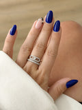 CW1RING00150-silver-cz-pave-moving-oval-charm-double-band-ring-catwalkjewellery wholesale jewelry RINGS Catwalk Jewellery Europe