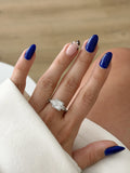 CW1RING00157-silver-princess-cut-cz-three-stone-halo-ring-catwalkjewellery wholesale jewelry RINGS Catwalk Jewellery Europe