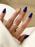 CW1RING00160-gold-cz-pave-screw-motif-double-band-ring-catwalkjewellery wholesale jewelry RINGS Catwalk Jewellery Europe