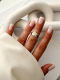 CW1RING0096-gold-princess-cut-cz-split-shank-band-ring-alternate-angle-catwalkjewellery wholesale jewelry RINGS Catwalk Jewellery Europe