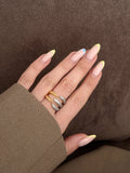 CW1RING00189-gold-cz-pave-multi-claw-open-statement-ring-catwalkjewellery wholesale jewelry RINGS Catwalk Jewellery Europe