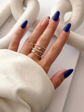 CW1RING00192-gold-multi-layer-wrap-baguette-and-pear-cz-open-ring-catwalkjewellery wholesale jewelry RINGS Catwalk Jewellery Europe