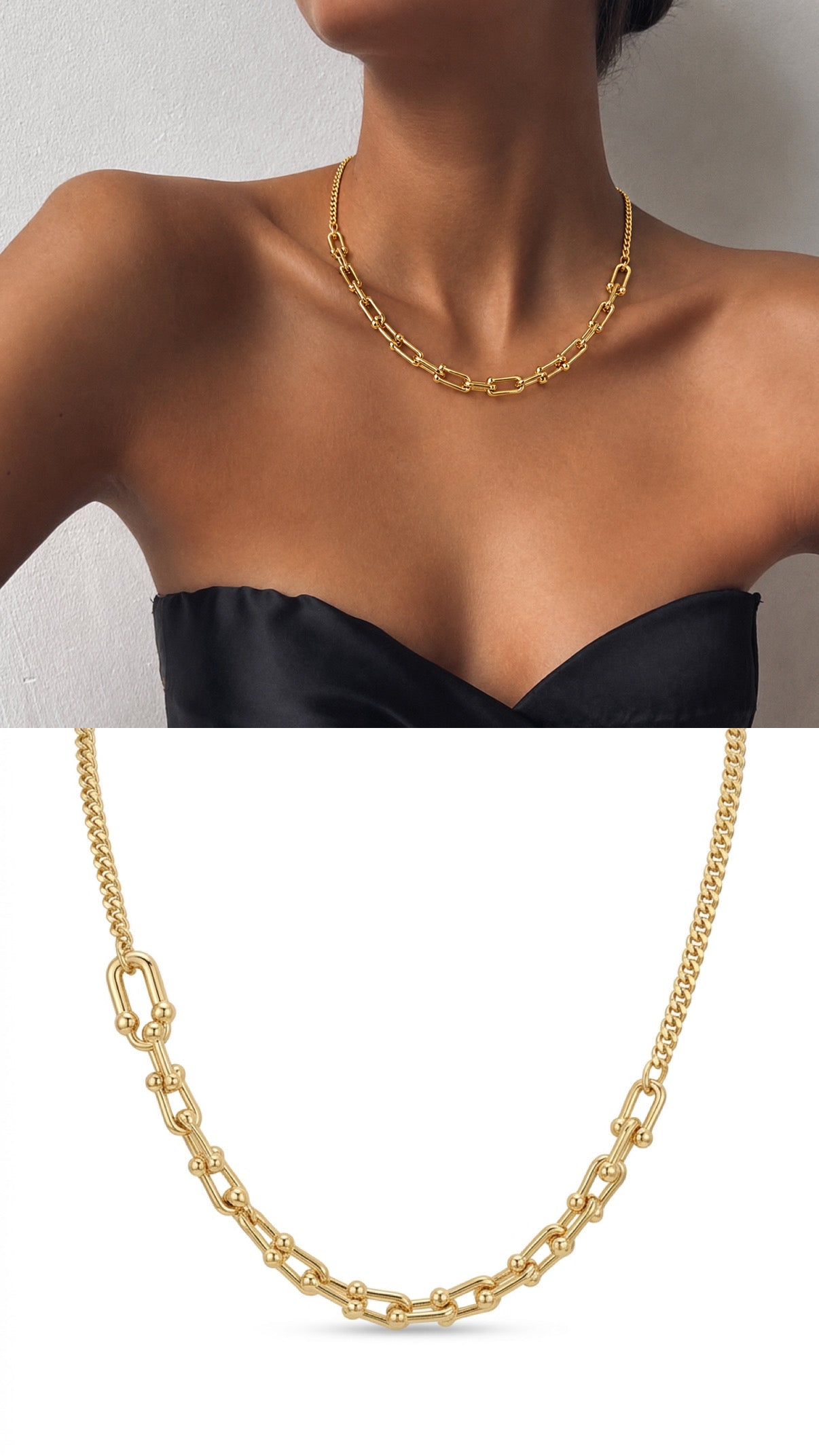 Necklace Stainless Steel Waterproof Layered Trendy Wholesale Myaccessories wholesale jewelry NECKLACE  Catwalk Jewellery Europe