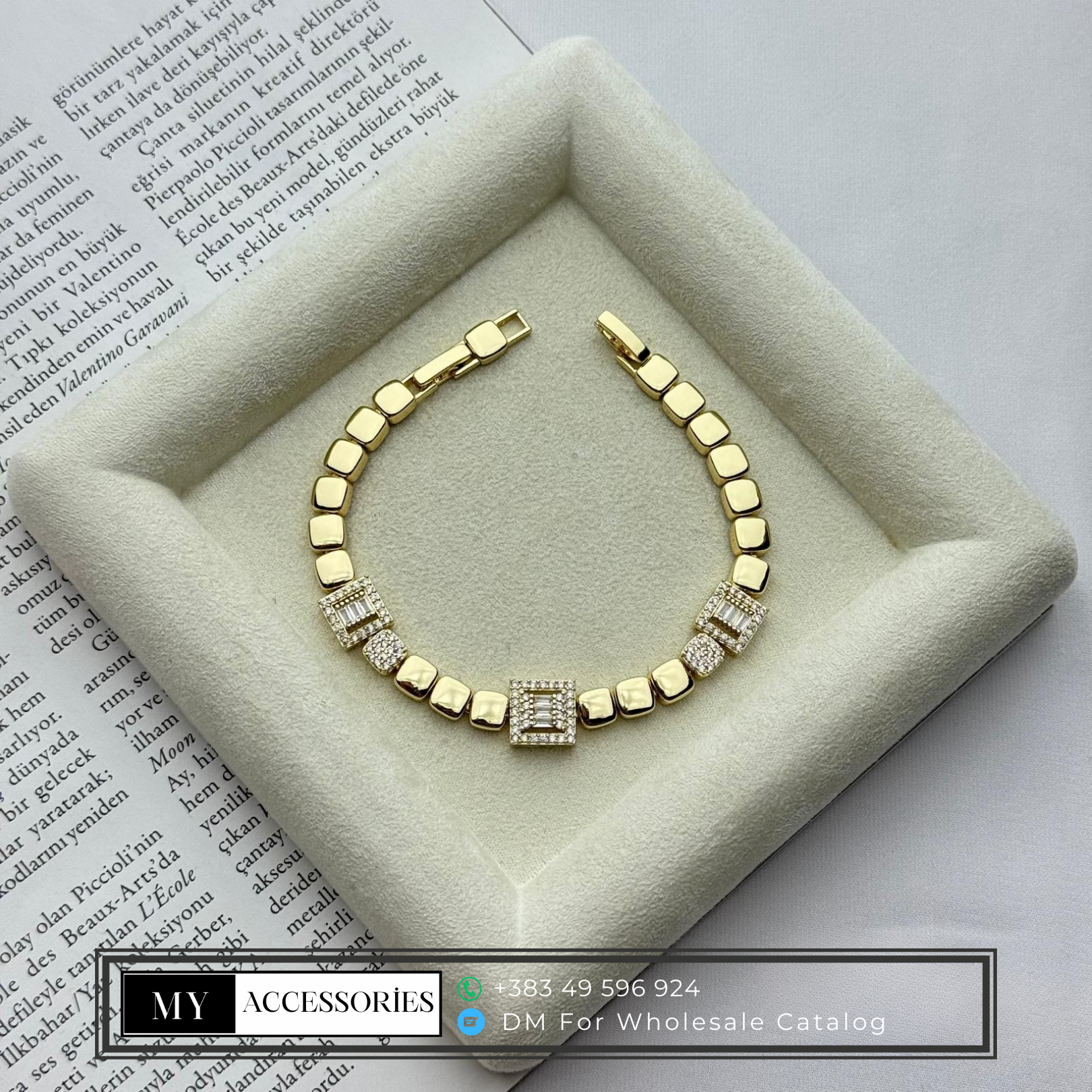 MY5V14BRC094 wholesale jewelry VIP 14K BRACELETS Catwalk Jewellery Europe