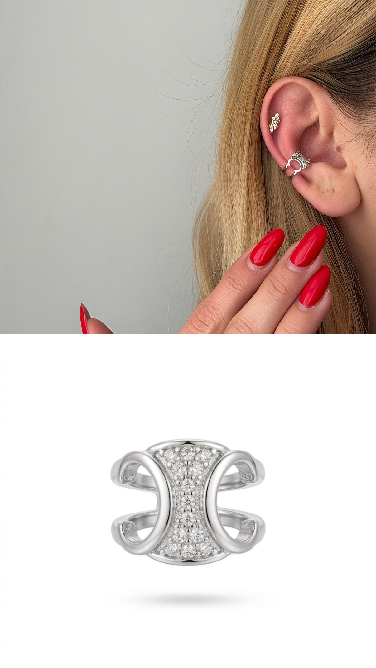 Ear Cuff Stainless Steel Waterproof Trendy Wholesale Myaccessories wholesale jewelry EARCUFFS  Catwalk Jewellery Europe