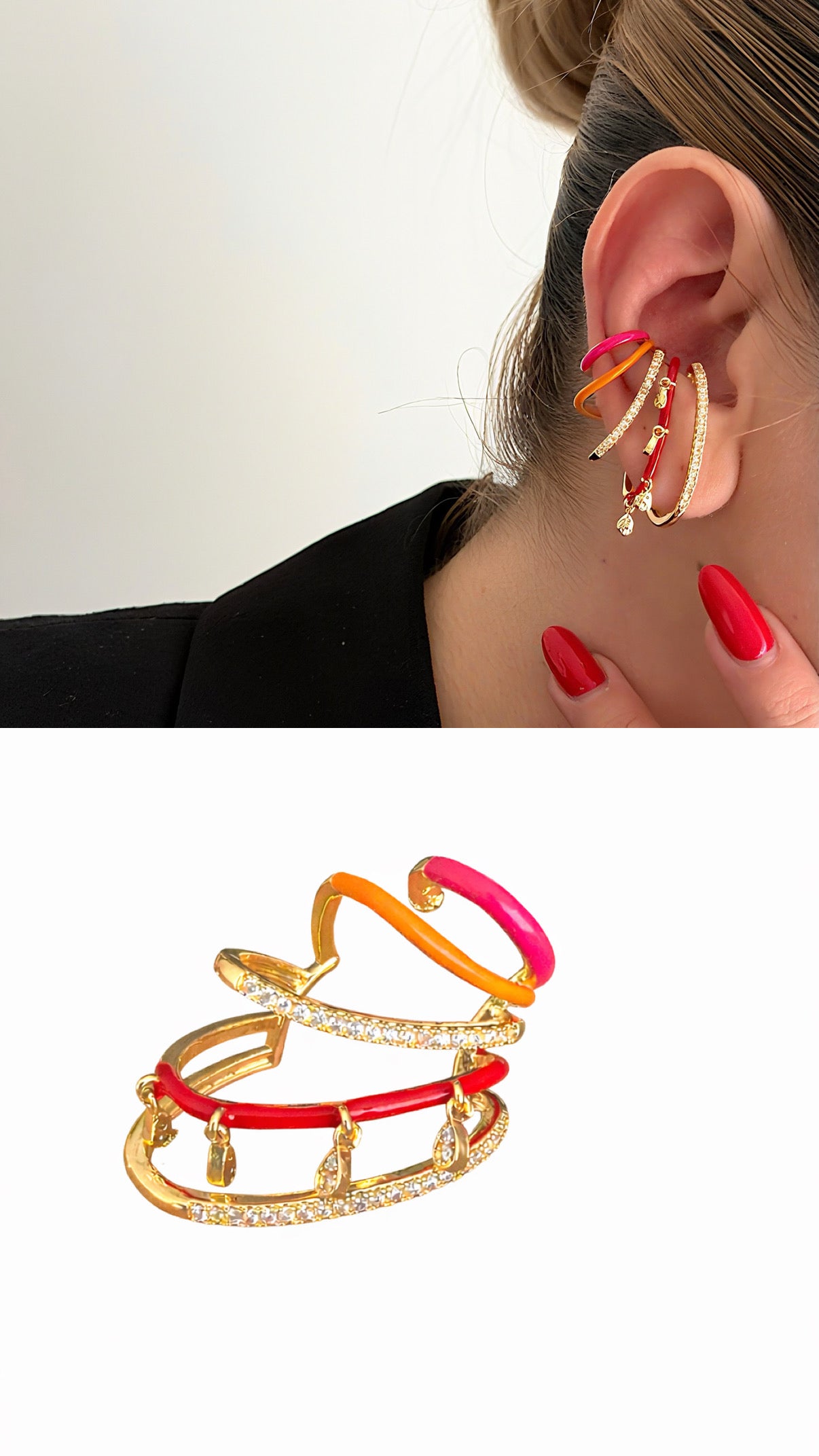 Ear Cuff Stainless Steel Waterproof Trendy Wholesale Myaccessories wholesale jewelry EARCUFFS  Catwalk Jewellery Europe