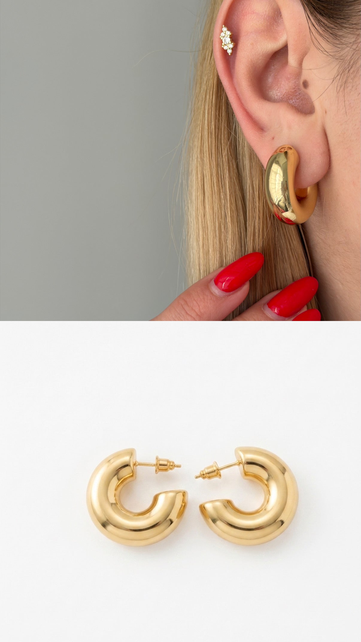 Hoop Earrings Stainless Steel Myaccessories wholesale jewelry VIP 14K EARRINGS  Catwalk Jewellery Europe