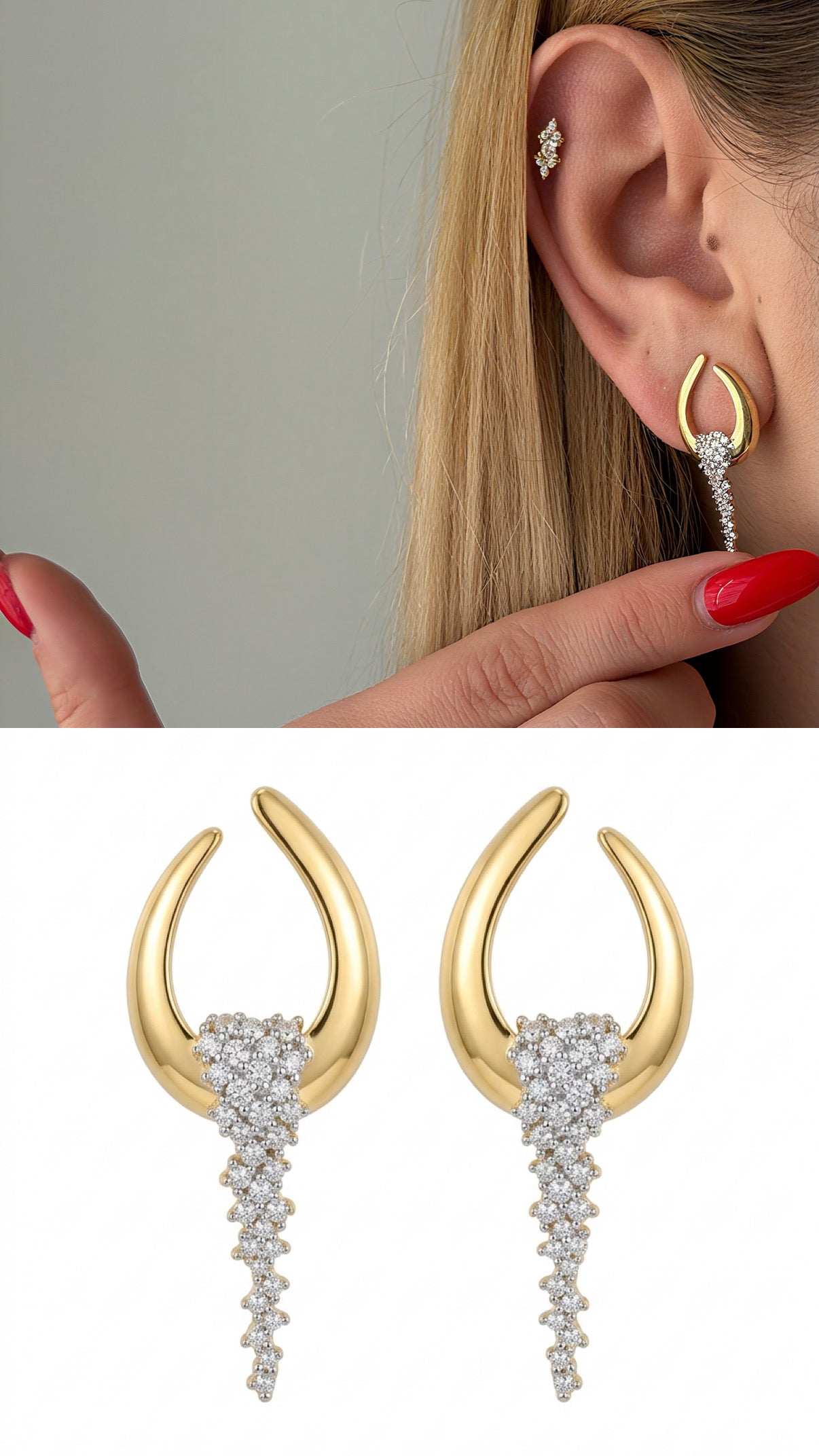 Hoop Earrings Stainless Steel Myaccessories.webp wholesale jewelry VIP 14K EARRINGS  Catwalk Jewellery Europe