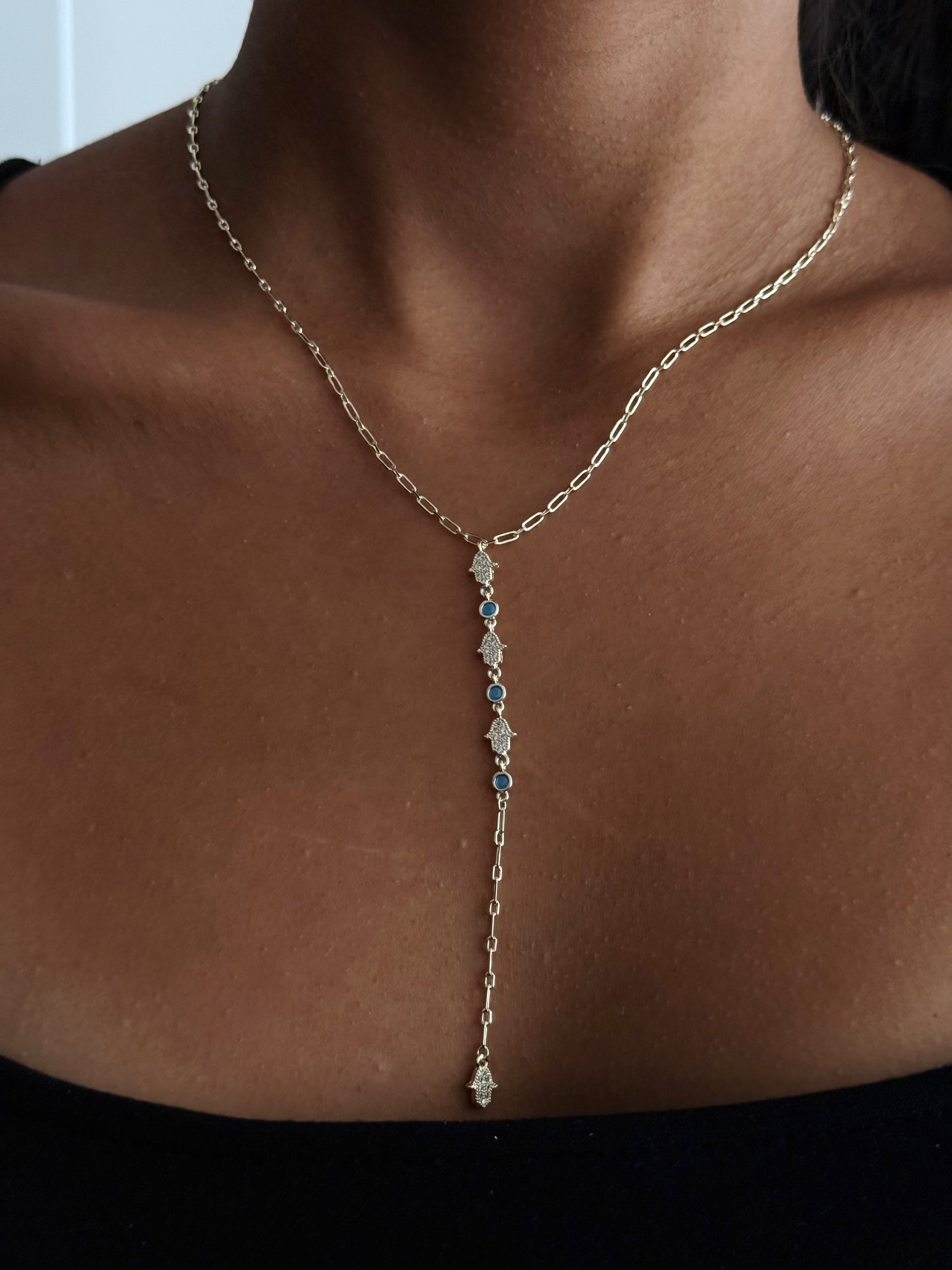 Y Necklace Stainless Steel Waterproof Layered Trendy Wholesale Myaccessories wholesale jewelry Y NECKLACE Catwalk Jewellery Europe