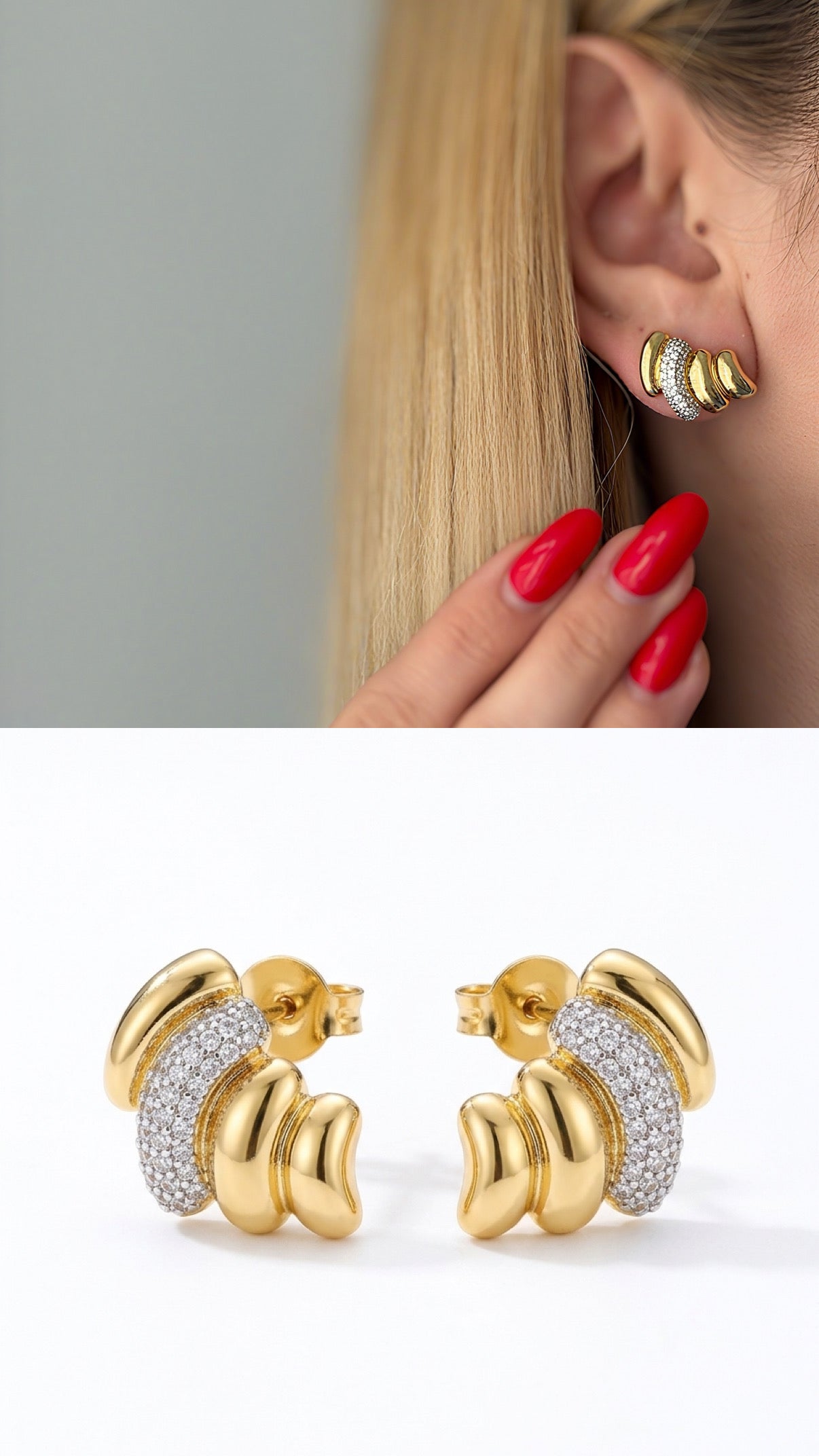 Hoop Earrings Stainless Steel Myaccessories.webp wholesale jewelry VIP 14K EARRINGS  Catwalk Jewellery Europe