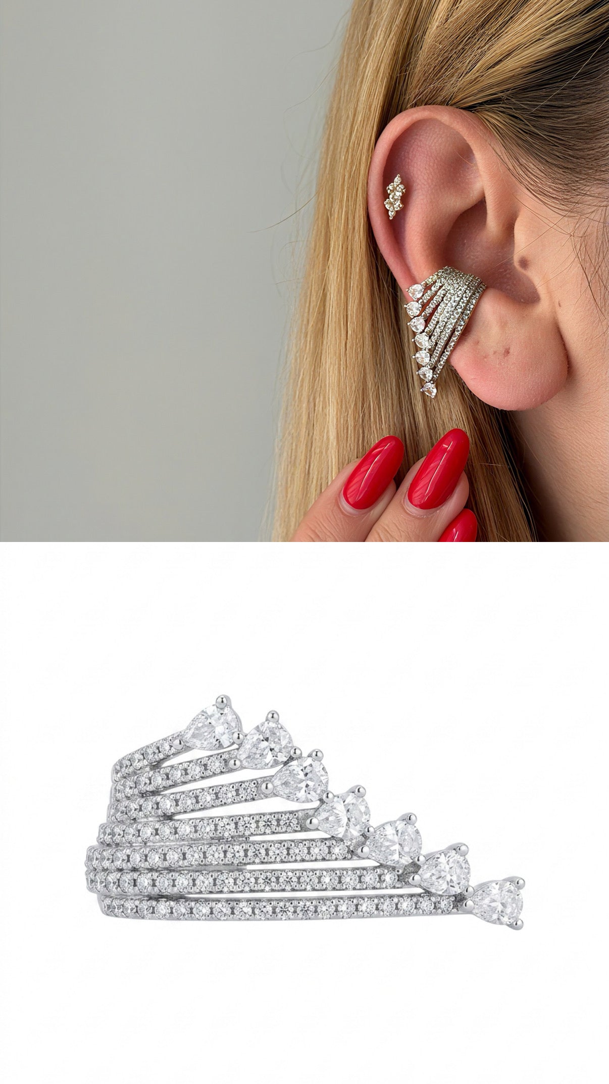 Ear Cuff Stainless Steel Waterproof Trendy Wholesale Myaccessories wholesale jewelry EARCUFFS  Catwalk Jewellery Europe