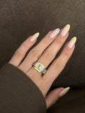 Gold Stackable Ring Stainless Steel Waterproof Trendy Wholesale Myaccessories wholesale jewelry RINGS Catwalk Jewellery Europe