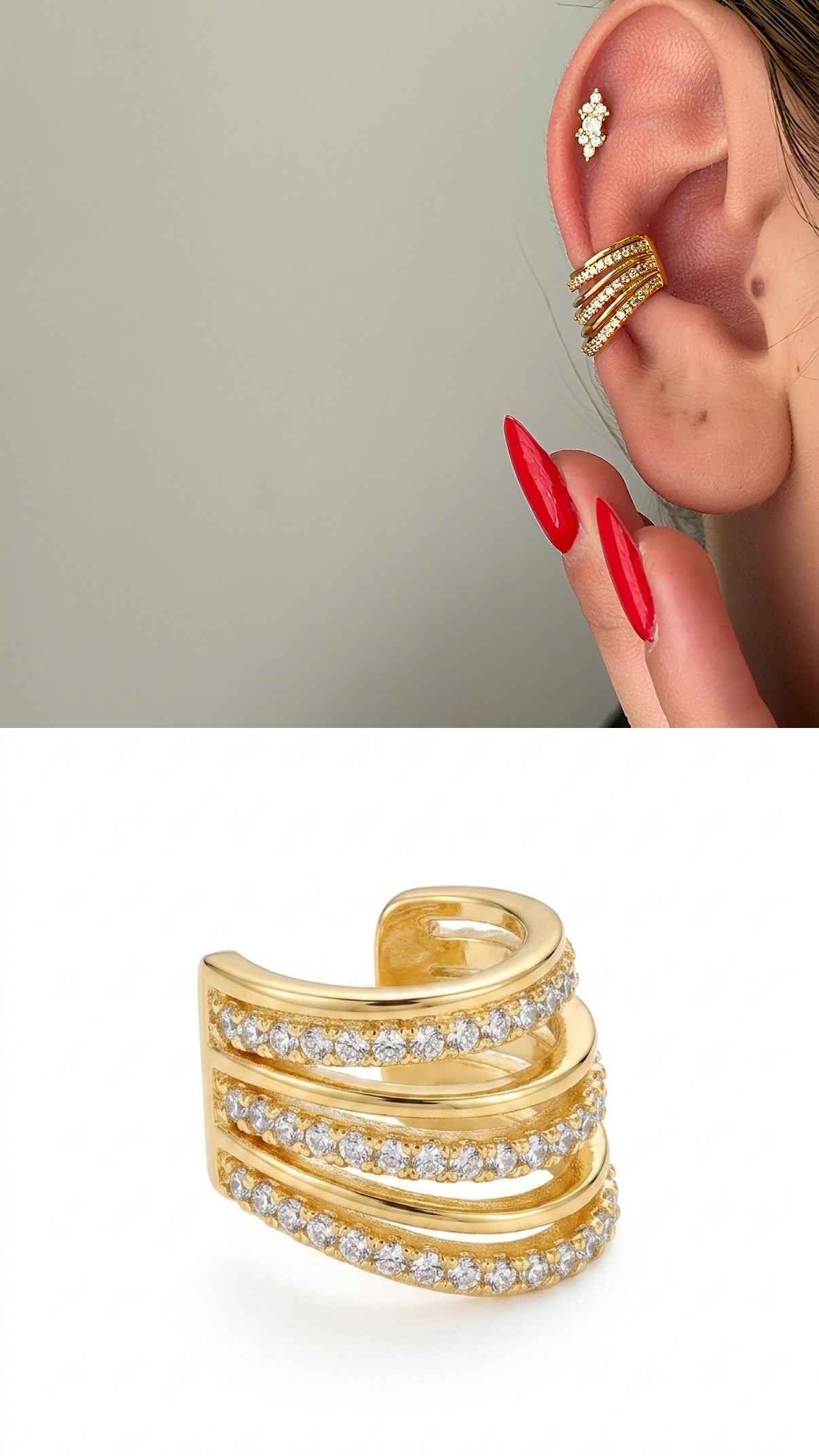 Ear Cuff Stainless Steel Waterproof Trendy Wholesale Myaccessories wholesale jewelry EARCUFFS  Catwalk Jewellery Europe