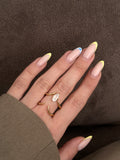 Gold Stackable Ring Stainless Steel Waterproof Trendy Wholesale Myaccessories wholesale jewelry RINGS Catwalk Jewellery Europe
