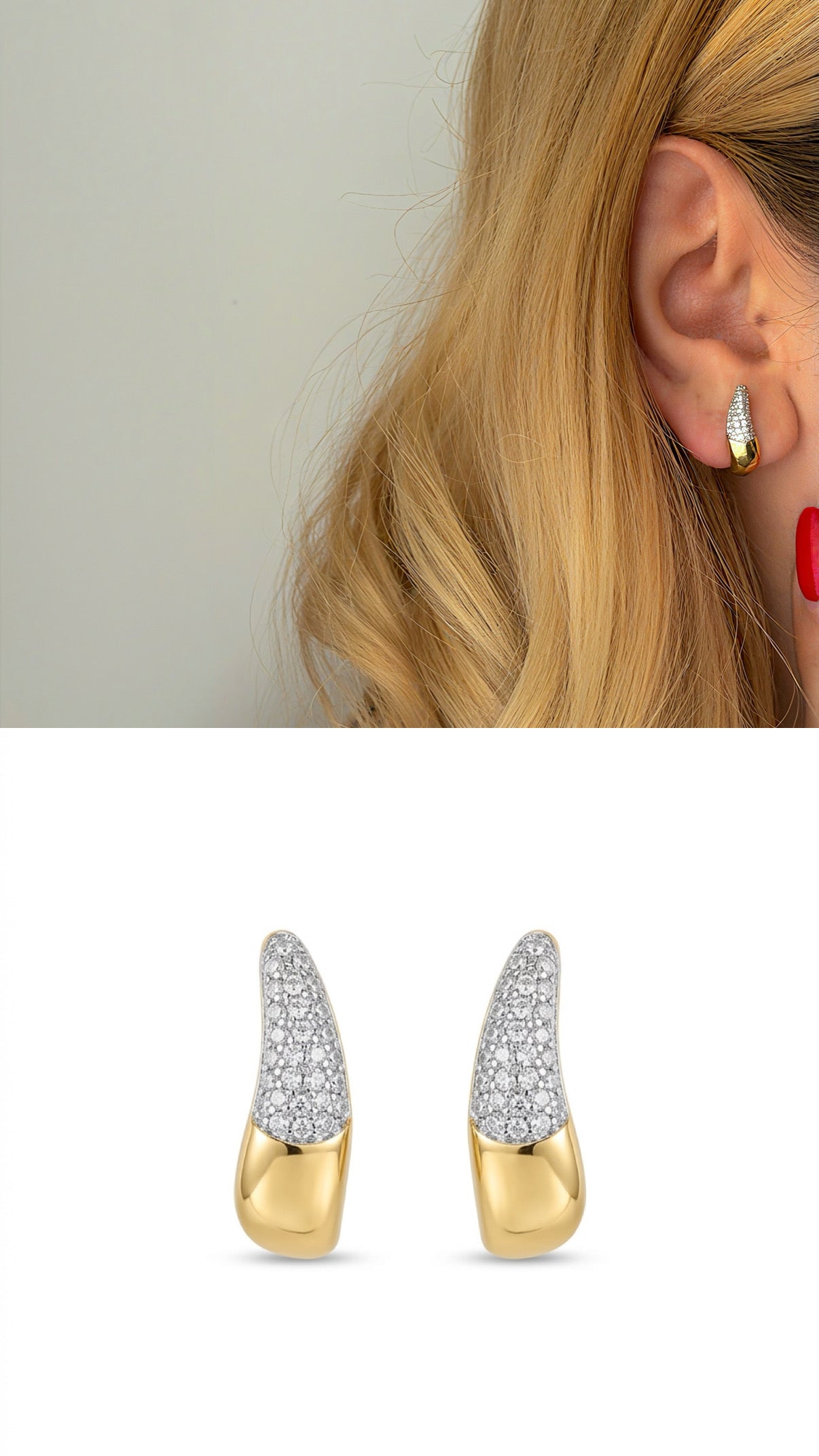 Hoop Earrings Stainless Steel Myaccessories.webp wholesale jewelry VIP 14K EARRINGS  Catwalk Jewellery Europe