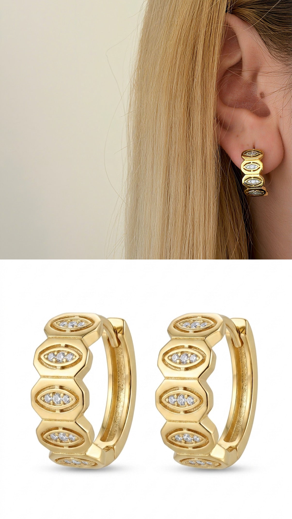 Hoop Earrings Stainless Steel Myaccessories.webp wholesale jewelry VIP 14K EARRINGS  Catwalk Jewellery Europe