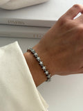 Silver Cz Pave Star Link Tennis Bracelet wholesale jewelry BRACELETS  Catwalk Jewellery Europe