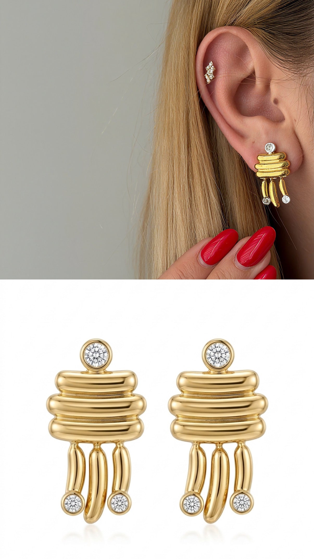 Hoop Earrings Stainless Steel Myaccessories.webp wholesale jewelry VIP 14K EARRINGS  Catwalk Jewellery Europe