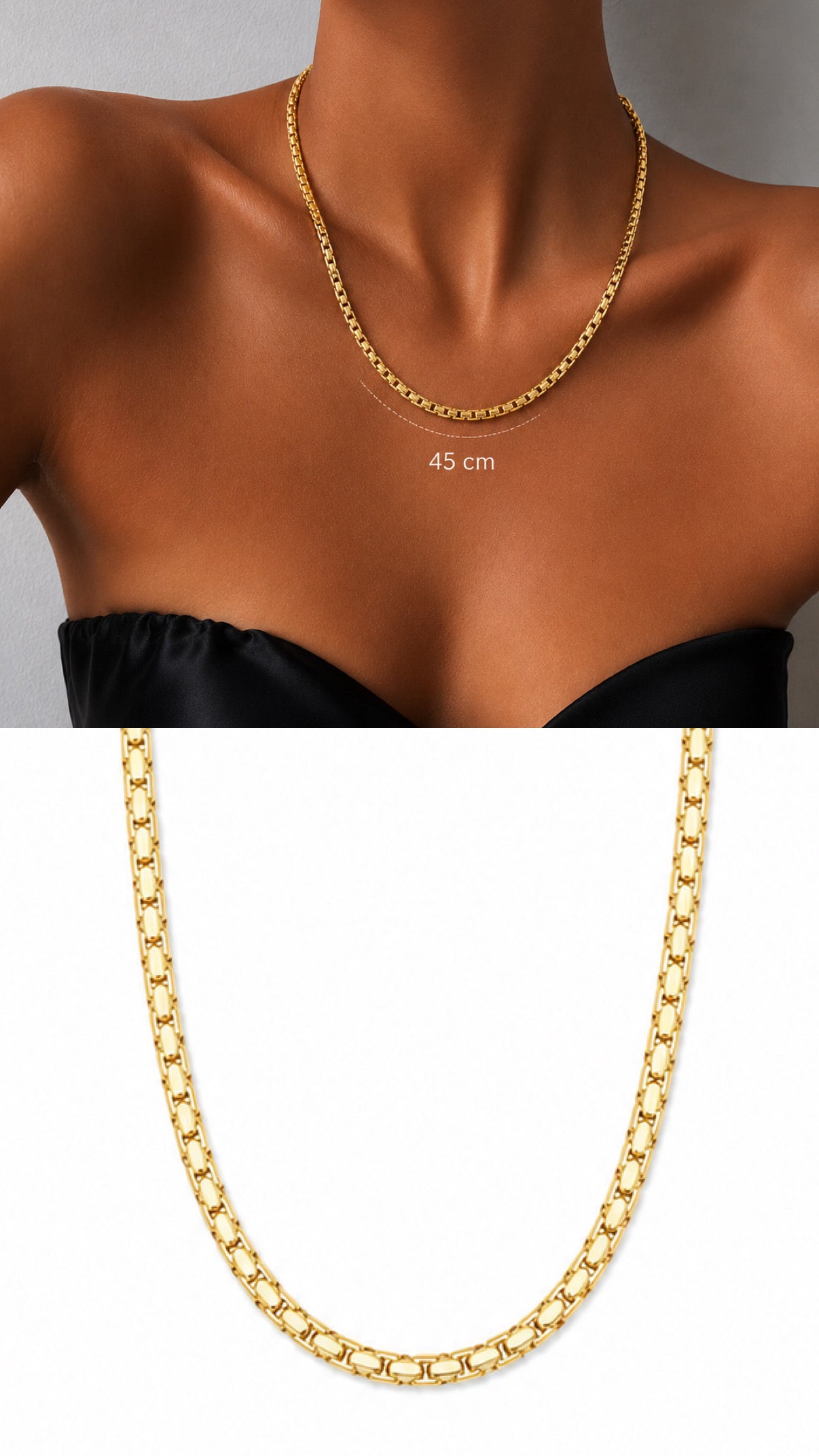 Necklace Stainless Steel Waterproof Layered Trendy Wholesale Myaccessories wholesale jewelry NECKLACE  Catwalk Jewellery Europe