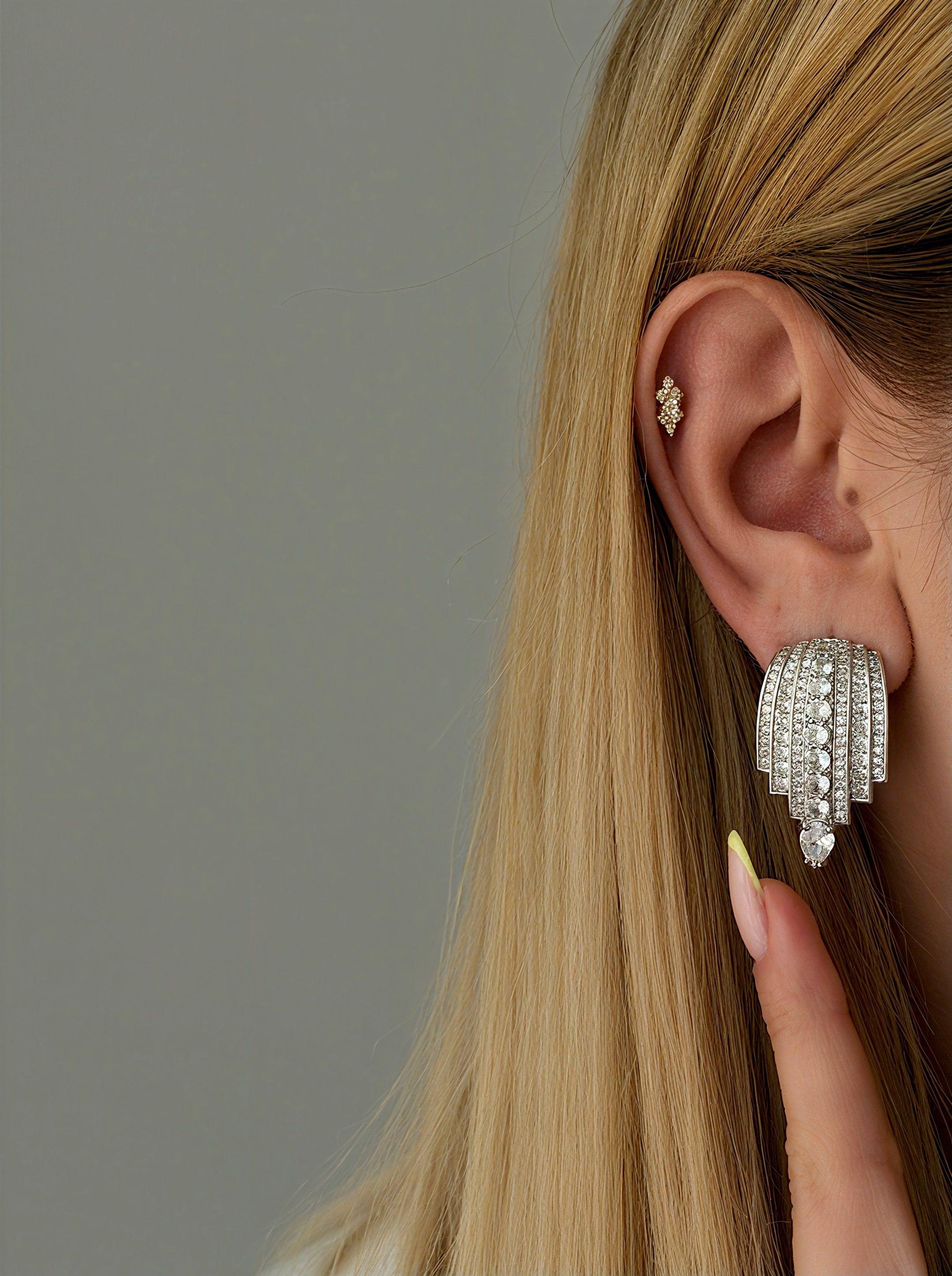 Zircon Statement Drop Earrings Luxury Bridal Wholesale Myaccessories wholesale jewelry STATEMENT EARRİNGS Catwalk Jewellery Europe