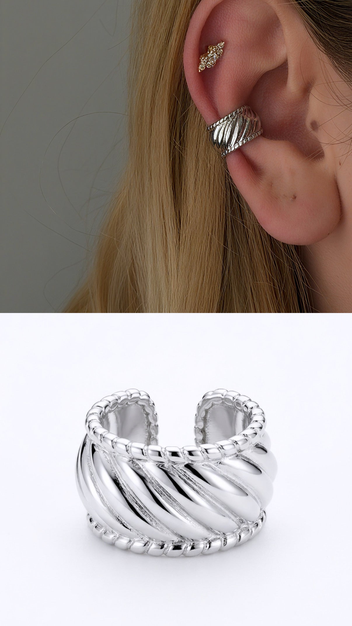 Ear Cuff Stainless Steel Waterproof Trendy Wholesale Myaccessories wholesale jewelry EARCUFFS  Catwalk Jewellery Europe
