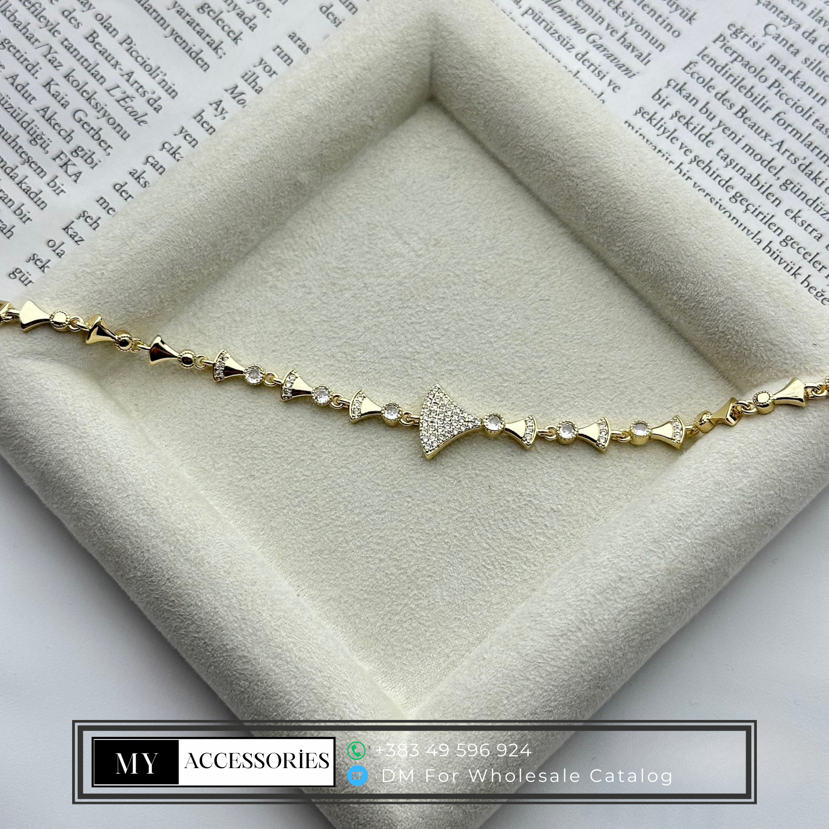 MY5V14BRC092 wholesale jewelry VIP 14K BRACELETS Catwalk Jewellery Europe