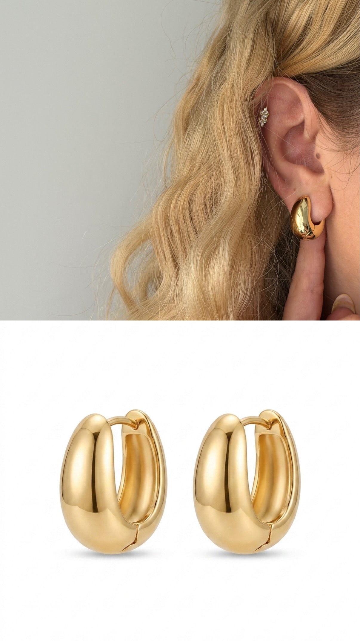 Hoop Earrings Stainless Steel Myaccessories.webp wholesale jewelry VIP 14K EARRINGS  Catwalk Jewellery Europe
