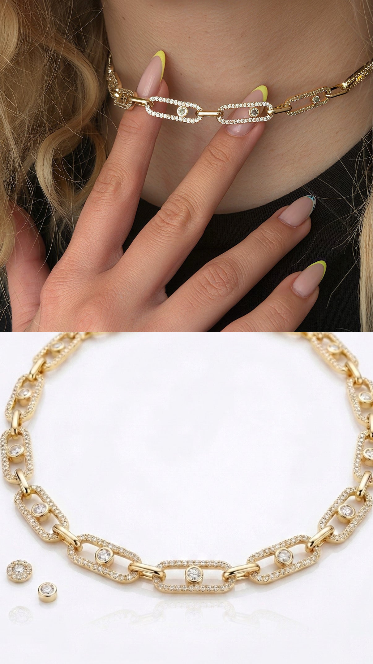 Necklace Stainless Steel Waterproof Layered Trendy Wholesale Myaccessories wholesale jewelry NECKLACE  Catwalk Jewellery Europe
