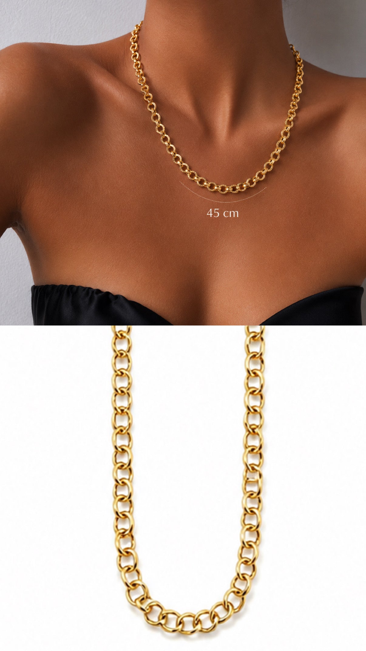 Necklace Stainless Steel Waterproof Layered Trendy Wholesale Myaccessories wholesale jewelry NECKLACE  Catwalk Jewellery Europe