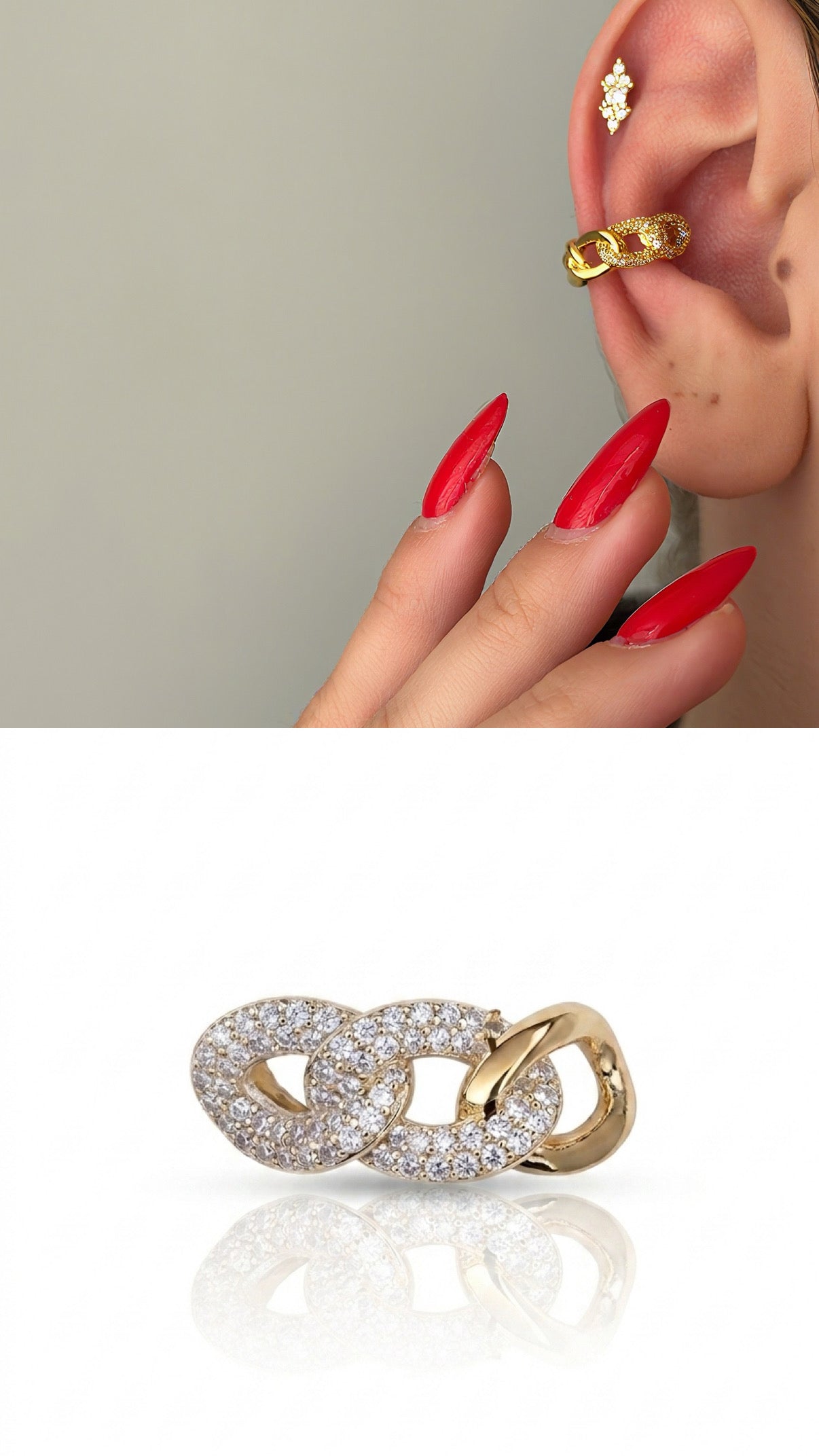 Ear Cuff Stainless Steel Waterproof Trendy Wholesale Myaccessories wholesale jewelry EARCUFFS  Catwalk Jewellery Europe