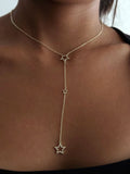 Y Necklace Stainless Steel Waterproof Layered Trendy Wholesale Myaccessories wholesale jewelry Y NECKLACE Catwalk Jewellery Europe
