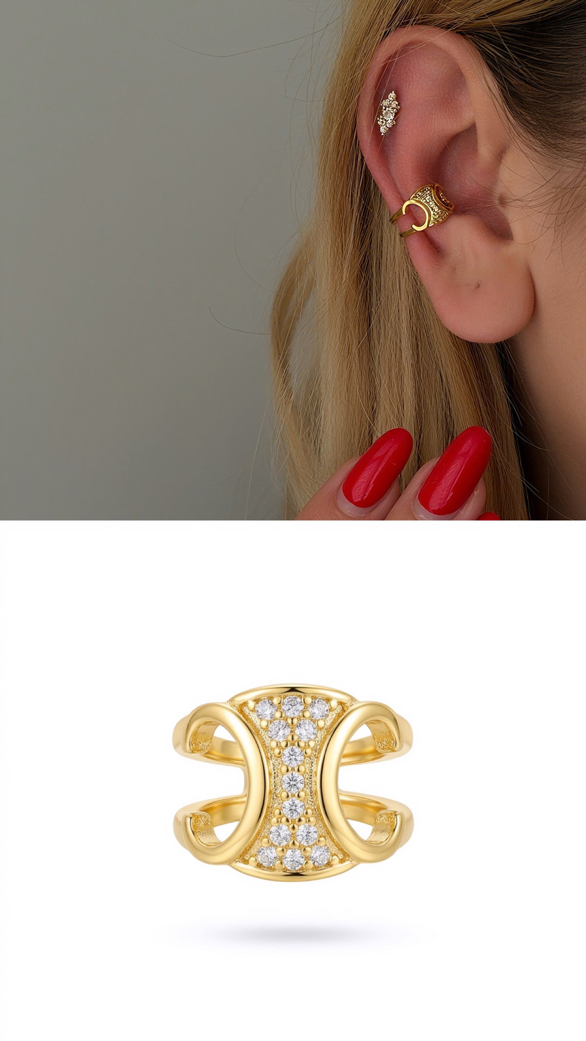 Ear Cuff Stainless Steel Waterproof Trendy Wholesale Myaccessories wholesale jewelry EARCUFFS  Catwalk Jewellery Europe