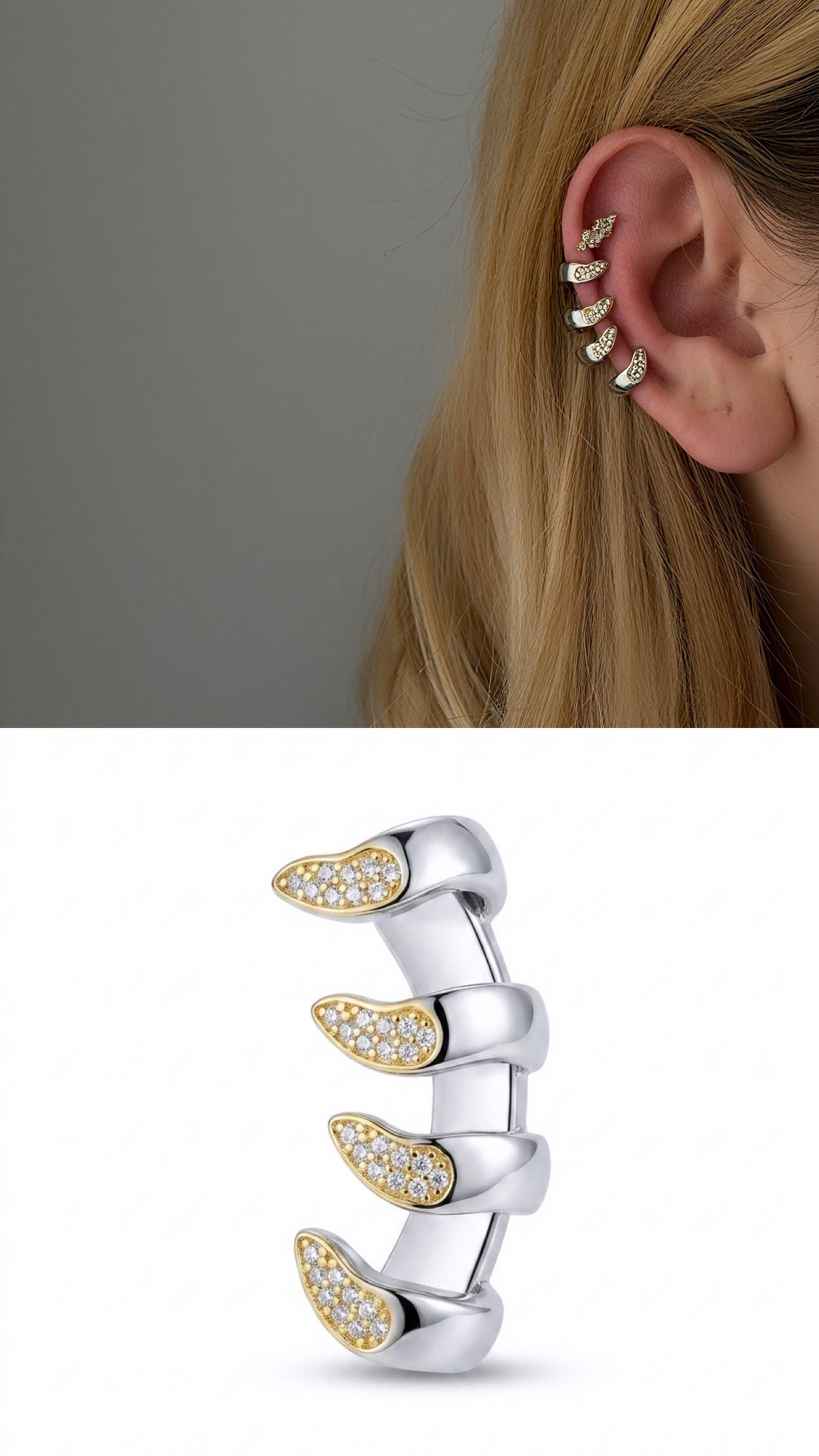 Ear Cuff Stainless Steel Waterproof Trendy Wholesale Myaccessories wholesale jewelry EARCUFFS  Catwalk Jewellery Europe