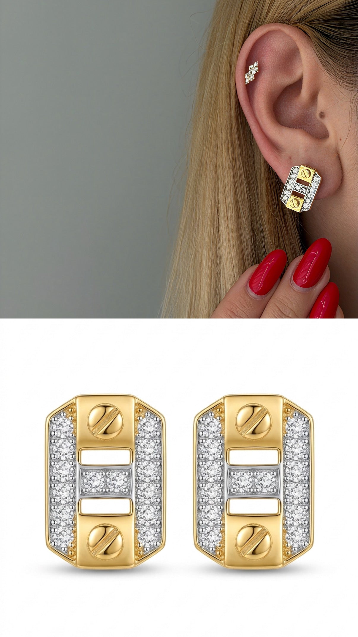 Hoop Earrings Stainless Steel Myaccessories.webp wholesale jewelry VIP 14K EARRINGS  Catwalk Jewellery Europe