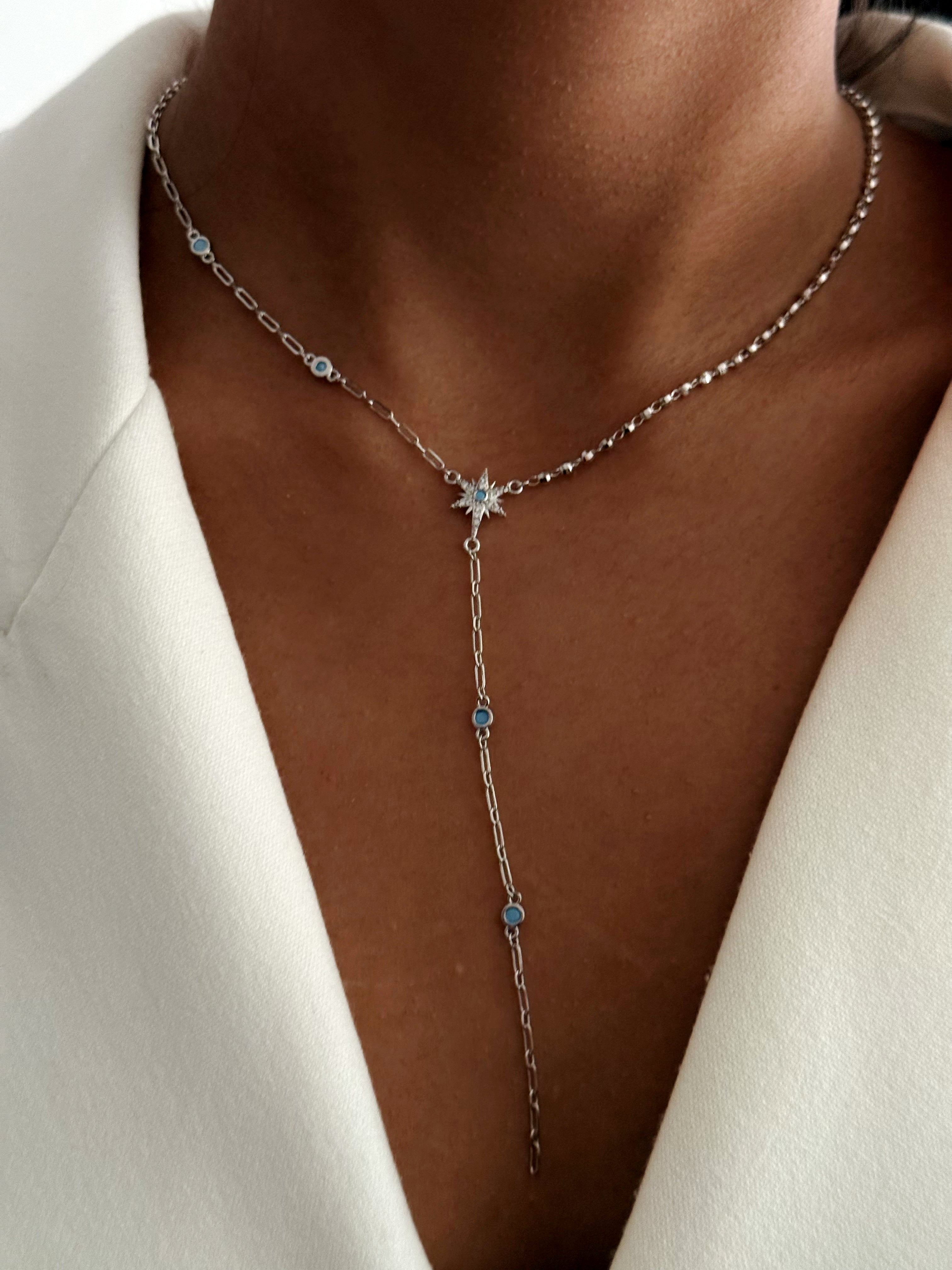 Y Necklace Stainless Steel Waterproof Layered Trendy Wholesale Myaccessories wholesale jewelry Y NECKLACE Catwalk Jewellery Europe