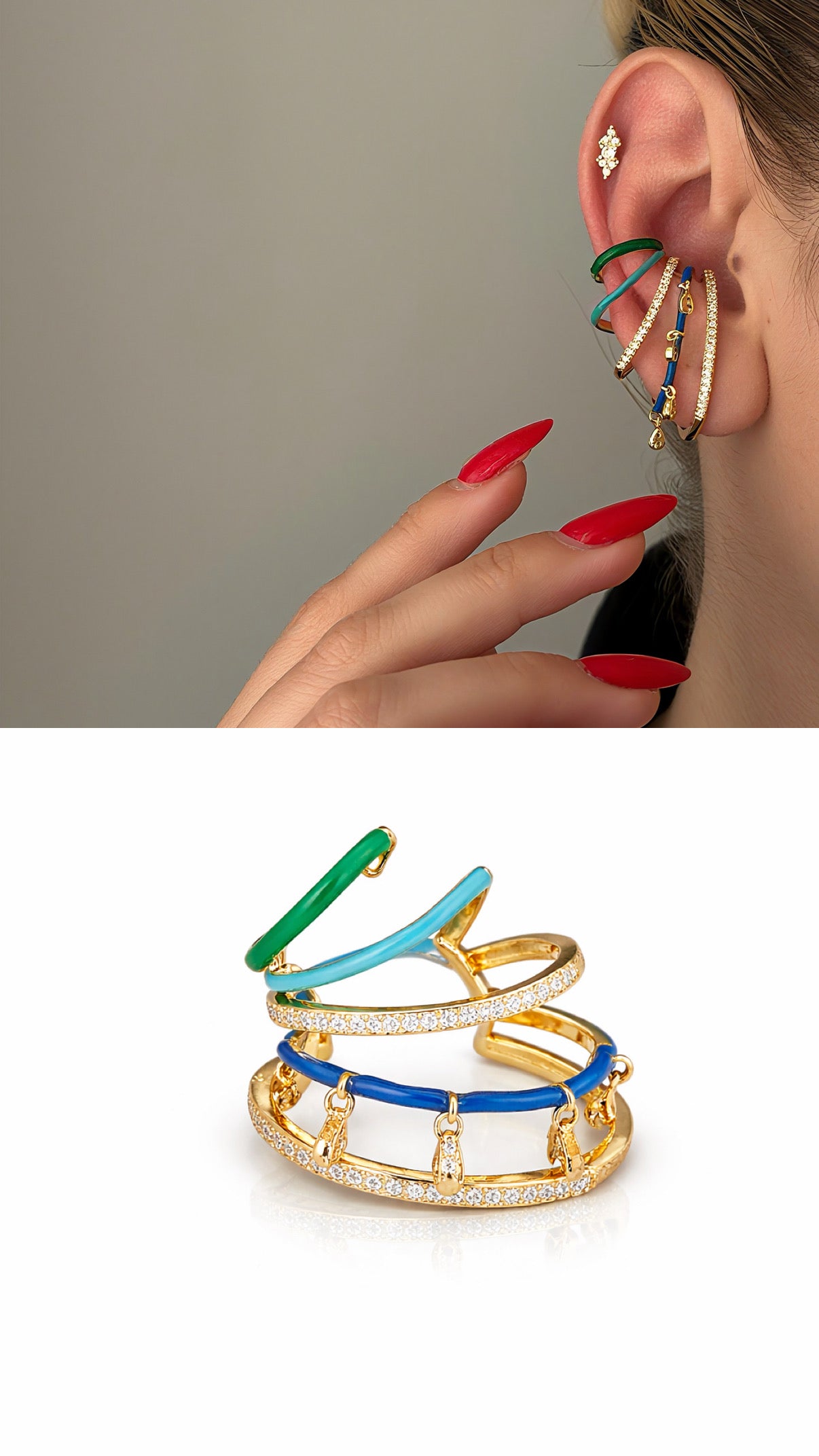 Ear Cuff Stainless Steel Waterproof Trendy Wholesale Myaccessories wholesale jewelry EARCUFFS  Catwalk Jewellery Europe
