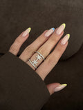 Gold Stackable Ring Stainless Steel Waterproof Trendy Wholesale Myaccessories wholesale jewelry RINGS Catwalk Jewellery Europe