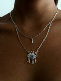 Y Necklace Stainless Steel Waterproof Layered Trendy Wholesale Myaccessories wholesale jewelry Y NECKLACE Catwalk Jewellery Europe