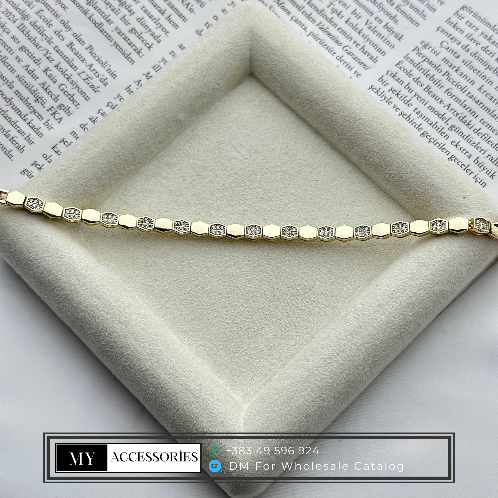 MY5V14BRC085 wholesale jewelry VIP 14K BRACELETS Catwalk Jewellery Europe